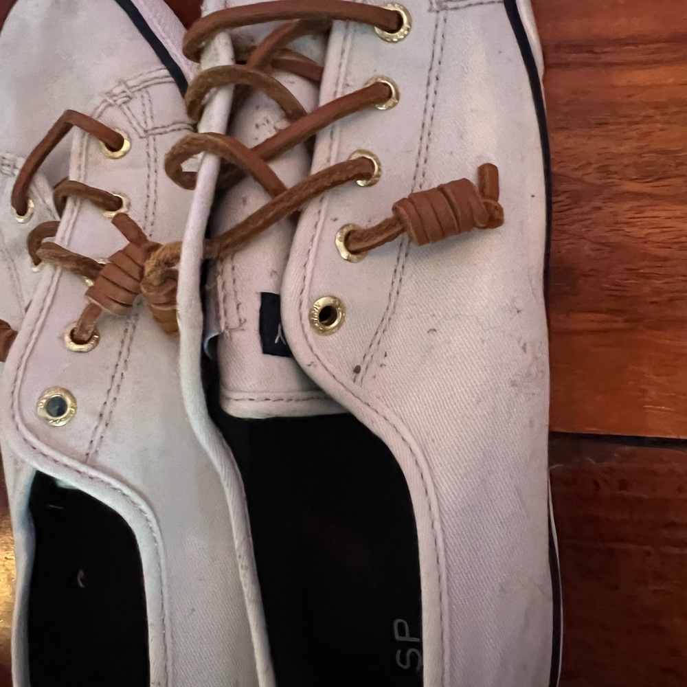 White Sperrys - Picture 3 of 5